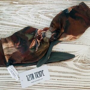 12th Tribe  Sol bandeau bikini top